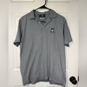 Psycho Bunny Men's Black and White Polo-shirts